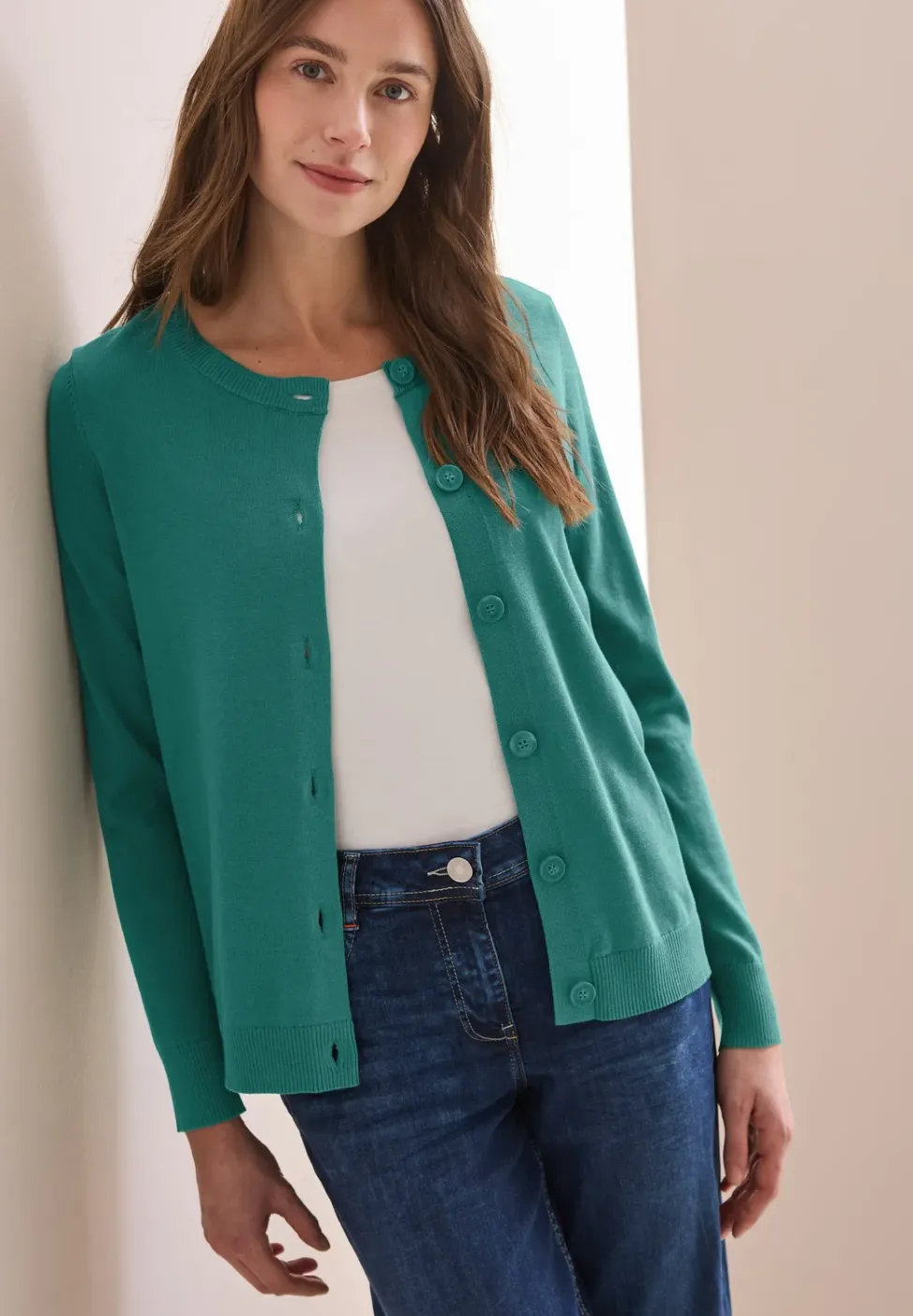 Cardigan mit Knopfleiste