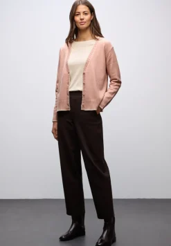 Cardigan mit Kontrastdetails