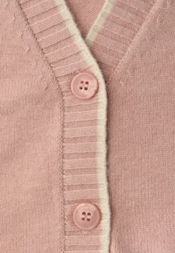 Cardigan mit Kontrastdetails