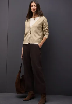 Cardigan mit Kontrastdetails
