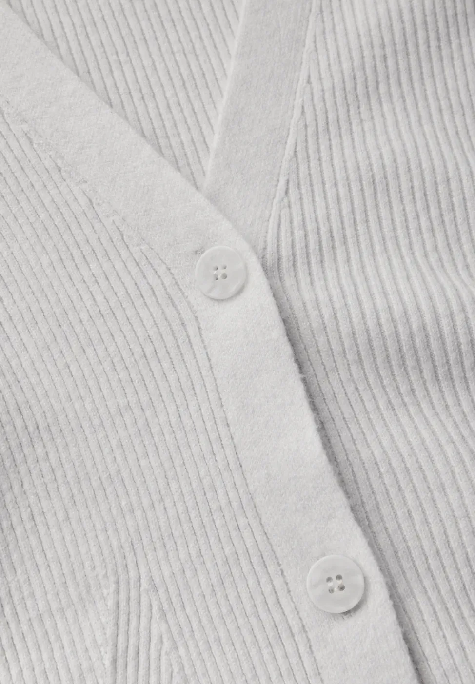 Cardigan mit Rippen-Struktur