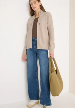 Cardigan mit Stehkragen