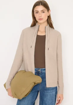 Cardigan mit Stehkragen