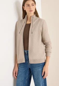 Cardigan mit Stehkragen