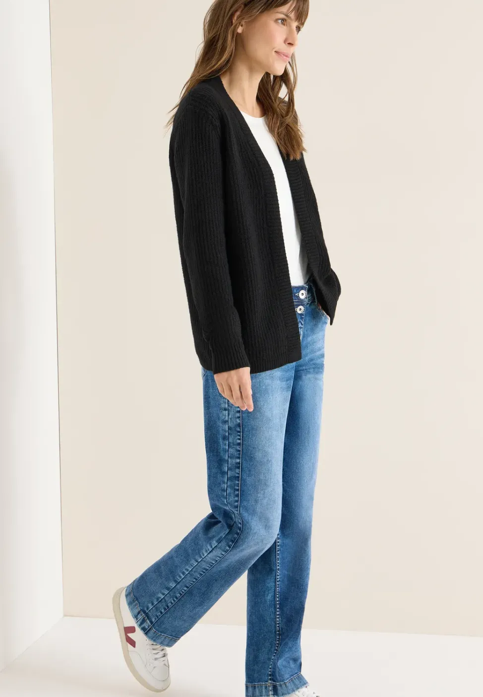 Cardigan mit Struktur