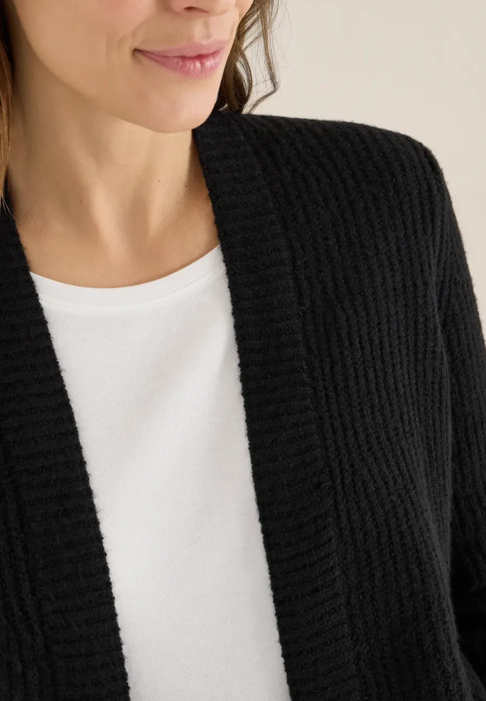 Cardigan mit Struktur