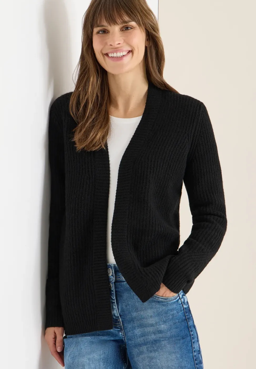 Cardigan mit Struktur