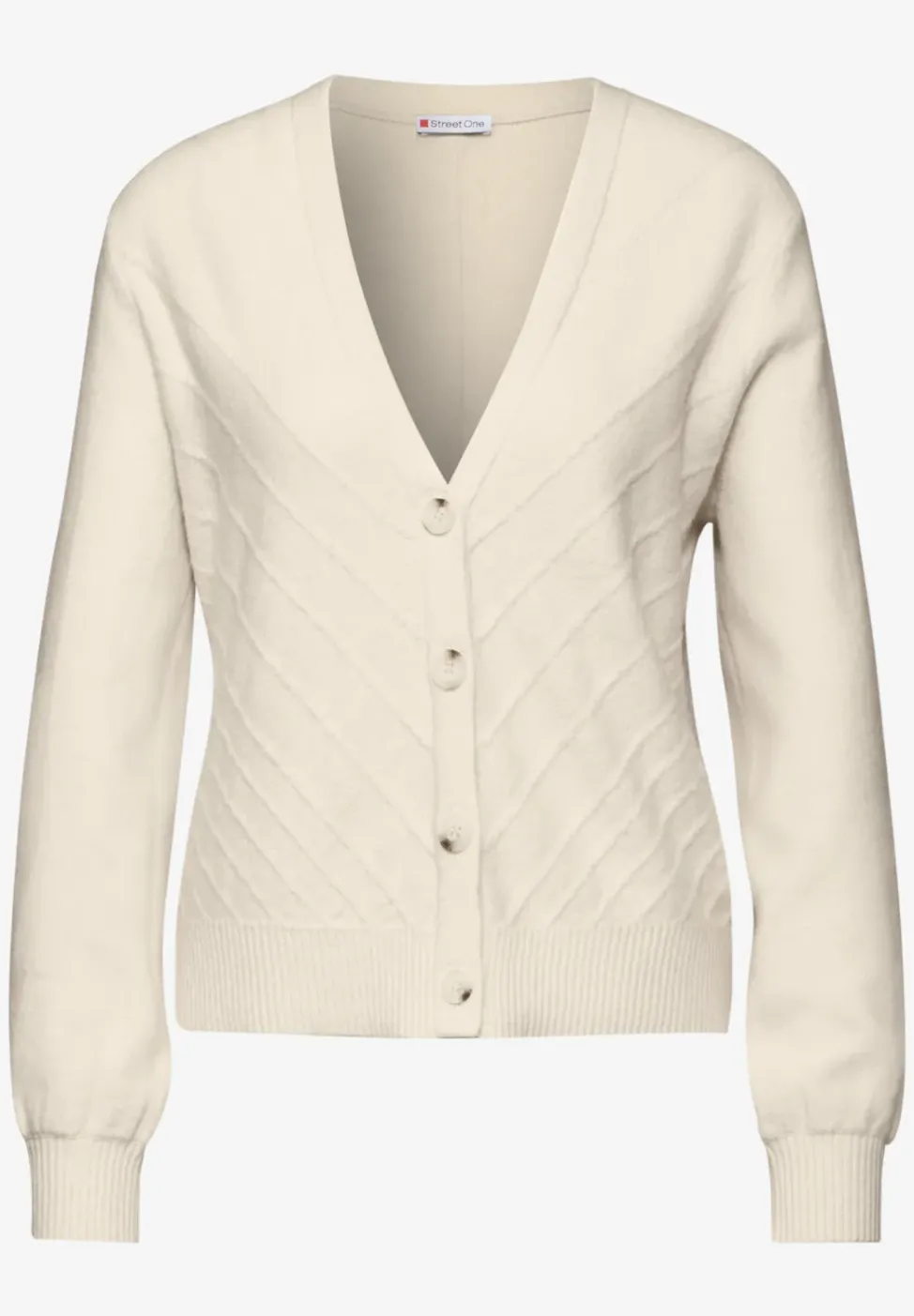 Cardigan mit Struktur
