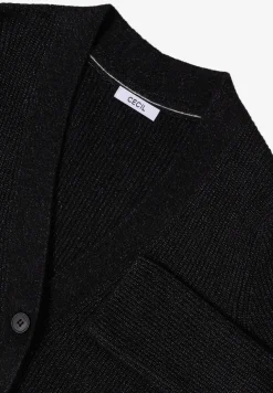 Cardigan mit Strukturdetail
