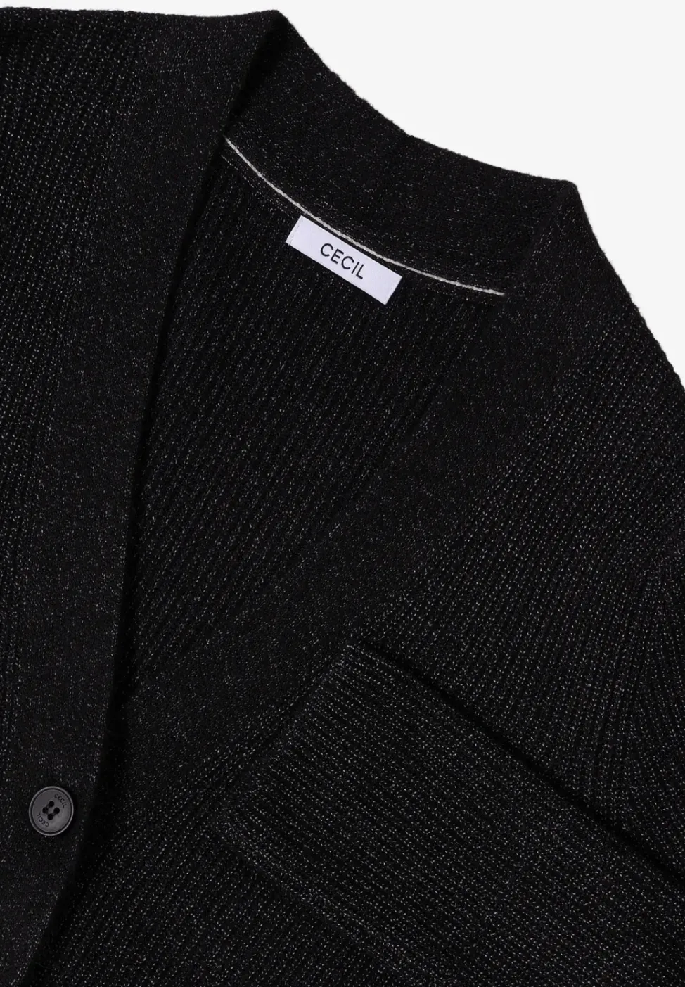Cardigan mit Strukturdetail