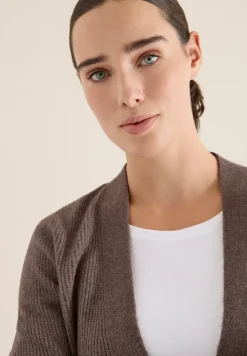 Cardigan mit Strukturdetail