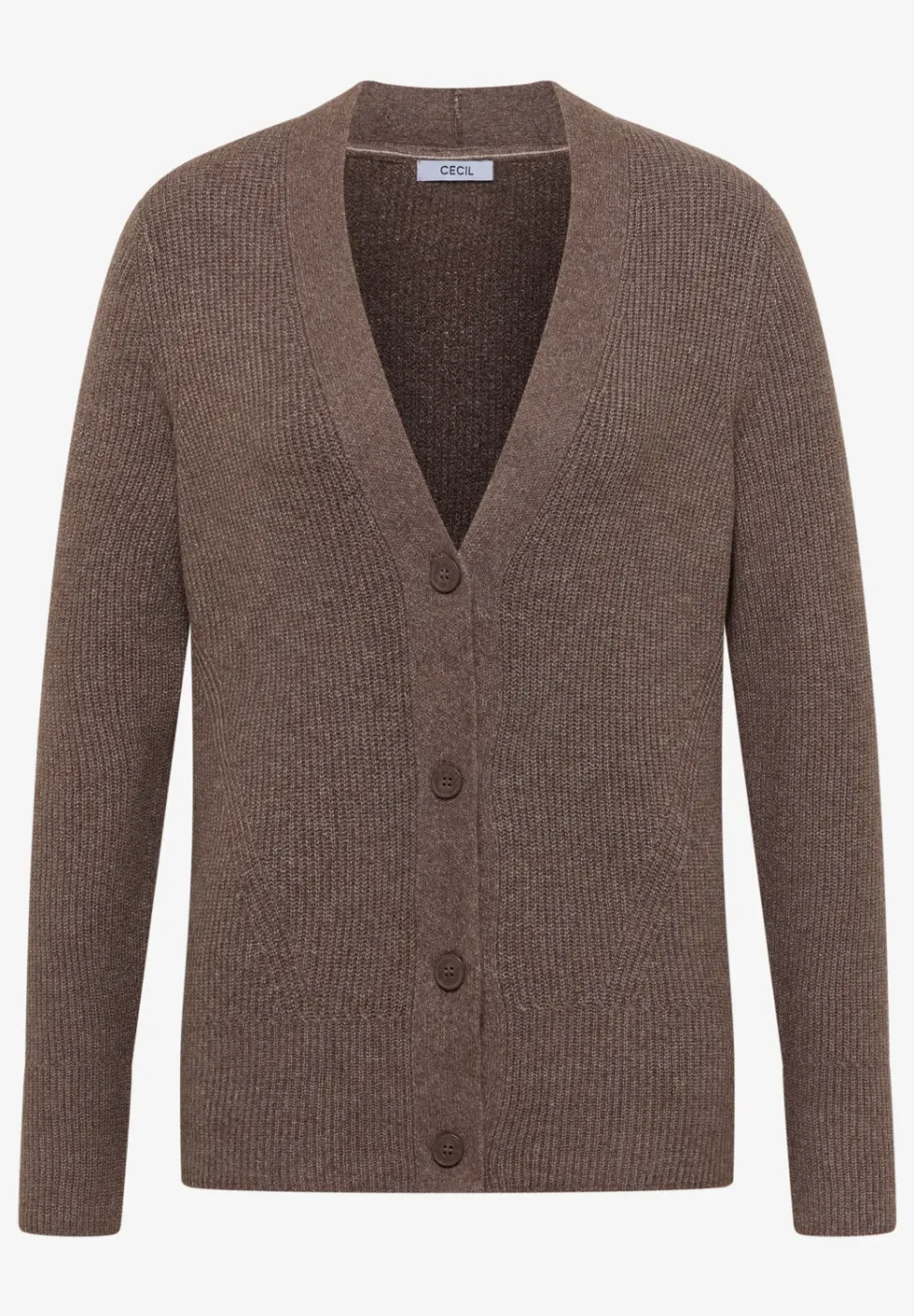 Cardigan mit Strukturdetail