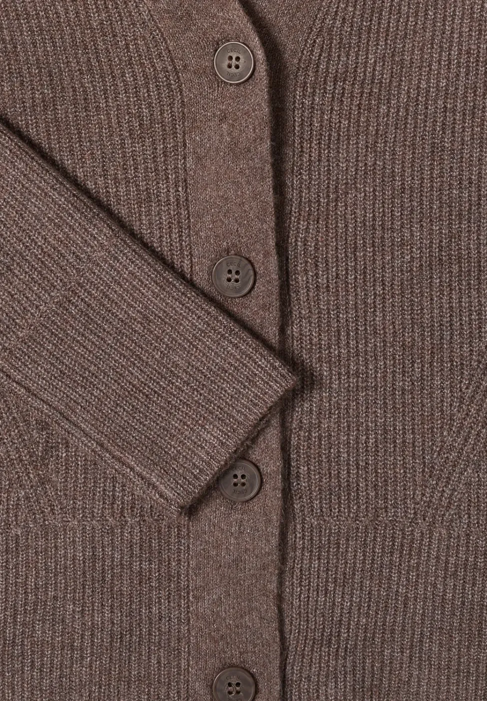 Cardigan mit Strukturdetail