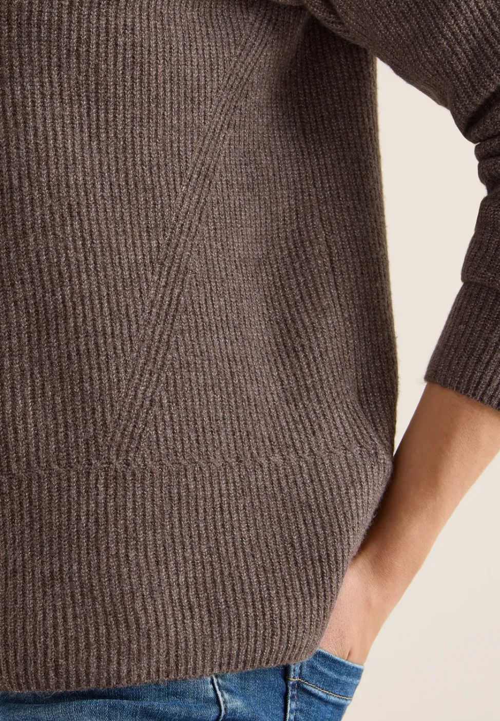 Cardigan mit Strukturdetail