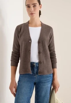 Cardigan mit Strukturdetail