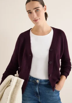 Cardigan mit Strukturdetail