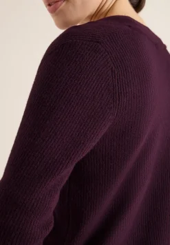 Cardigan mit Strukturdetail