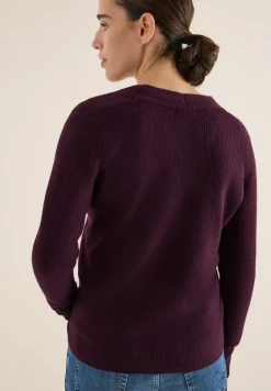 Cardigan mit Strukturdetail
