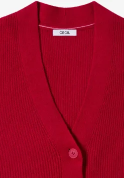 Cardigan mit Strukturdetail