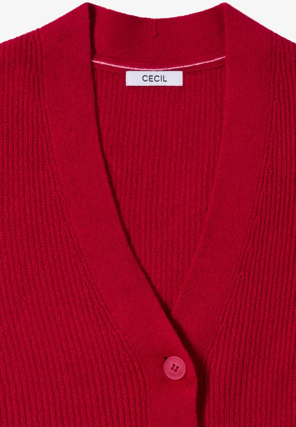 Cardigan mit Strukturdetail