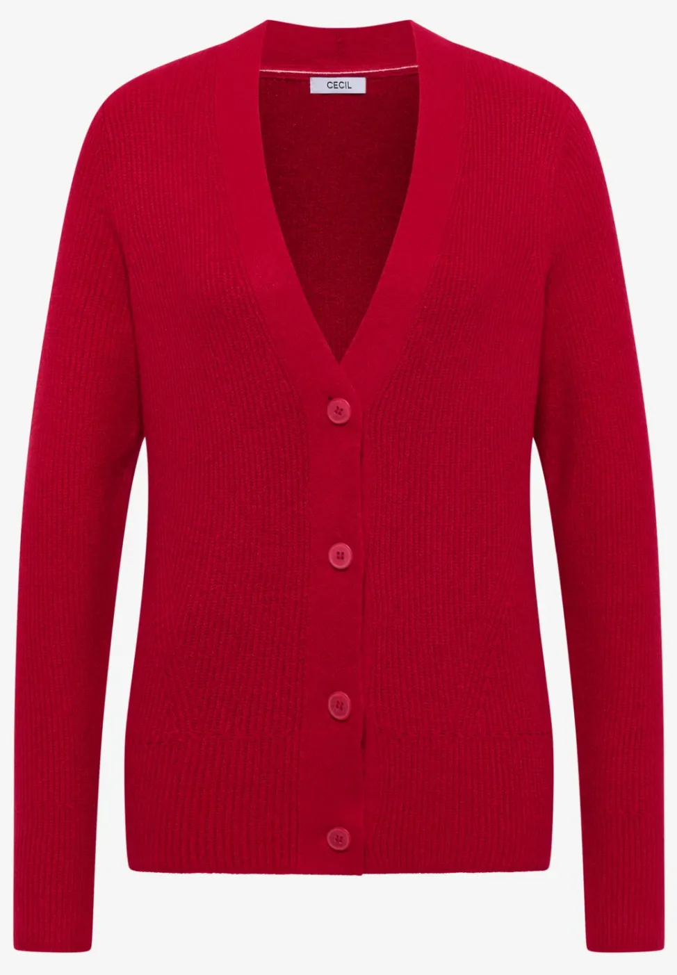 Cardigan mit Strukturdetail