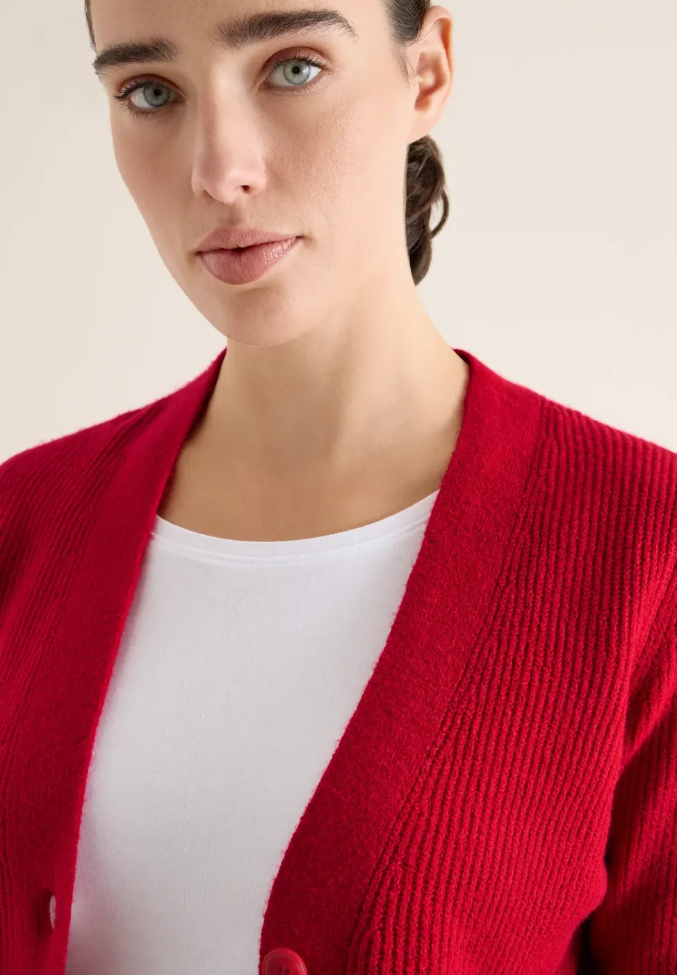 Cardigan mit Strukturdetail