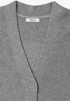 Cardigan mit Strukturdetail