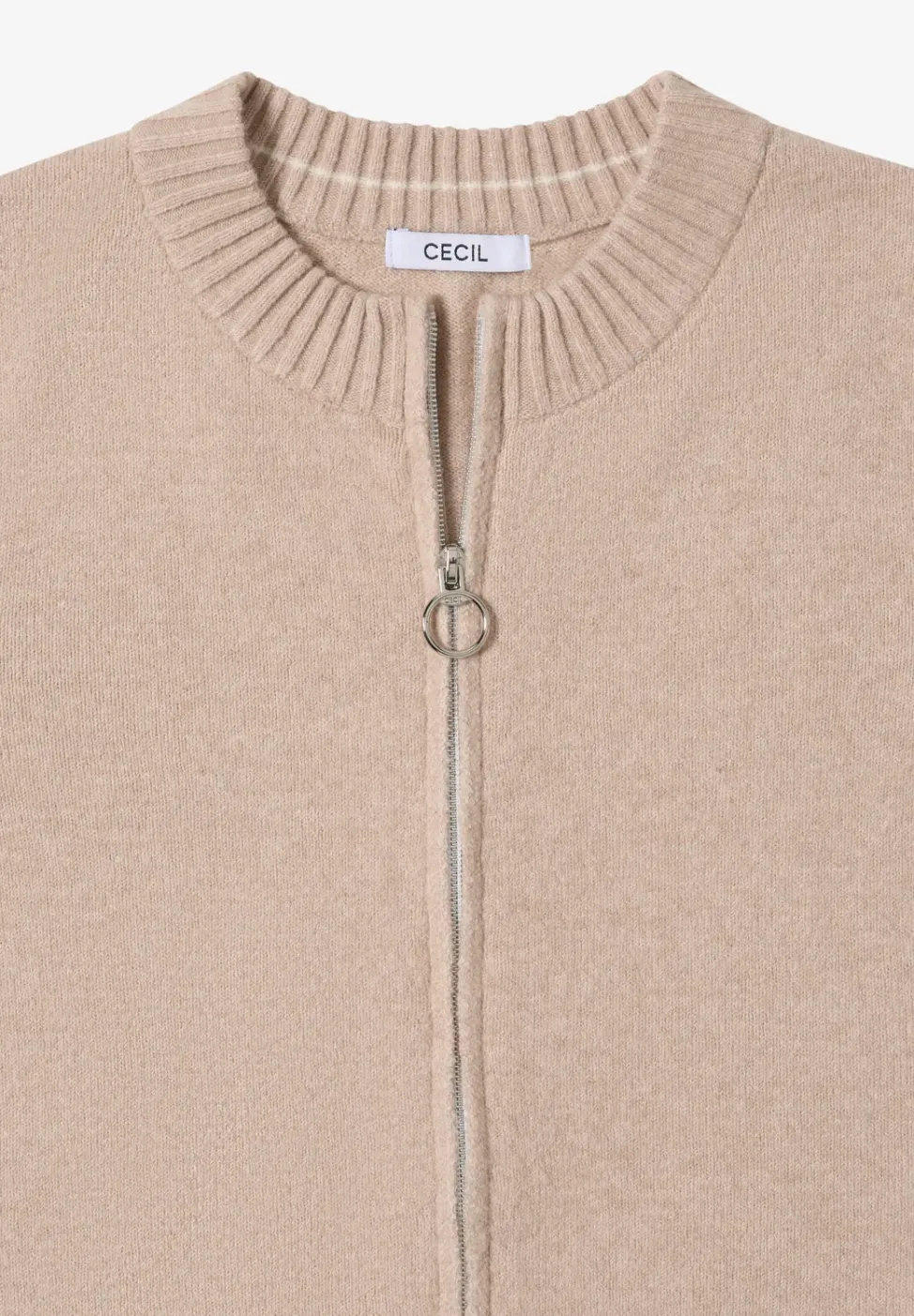 Cardigan mit Zipper