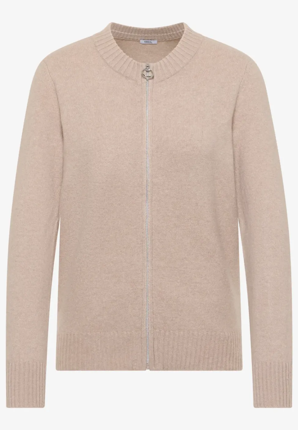 Cardigan mit Zipper