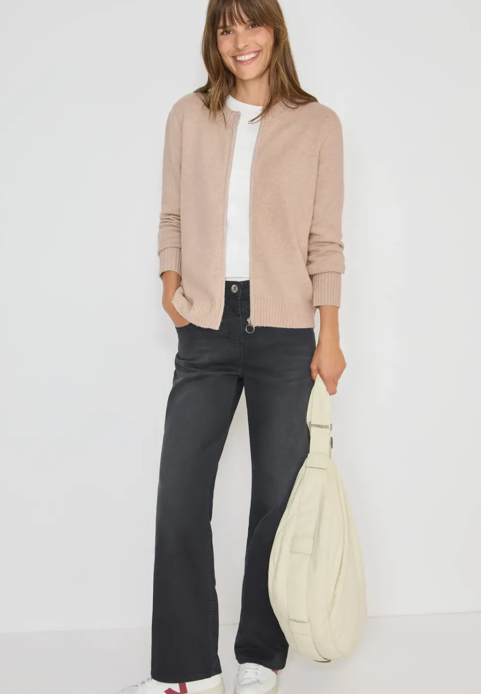 Cardigan mit Zipper
