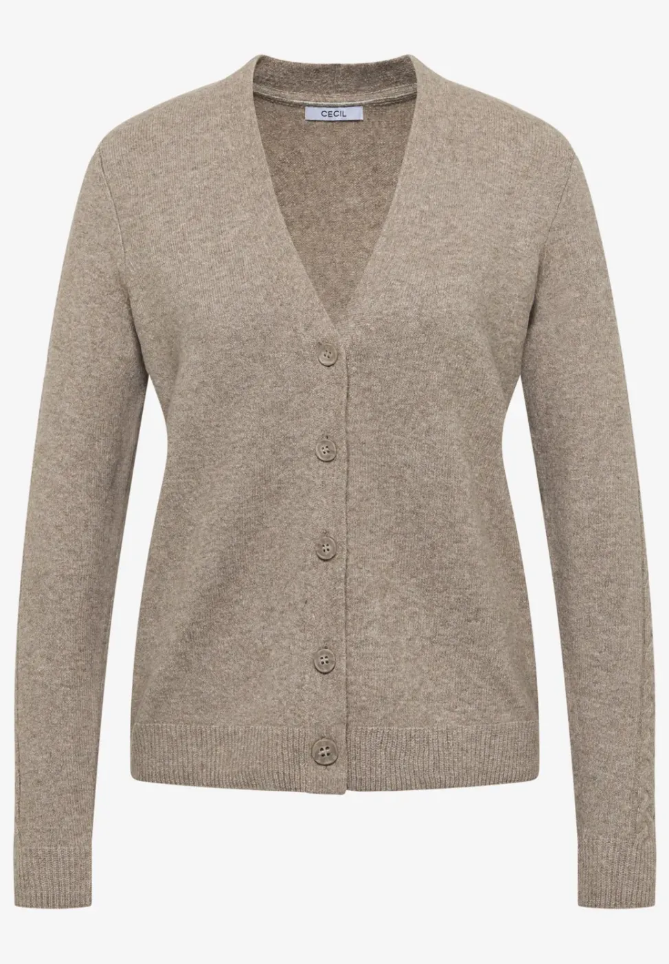 Cardingan mit Strickdetails