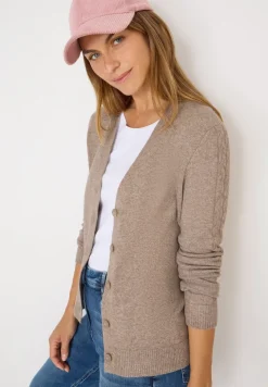 Cardingan mit Strickdetails