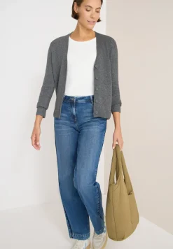 Cardingan mit Strickdetails