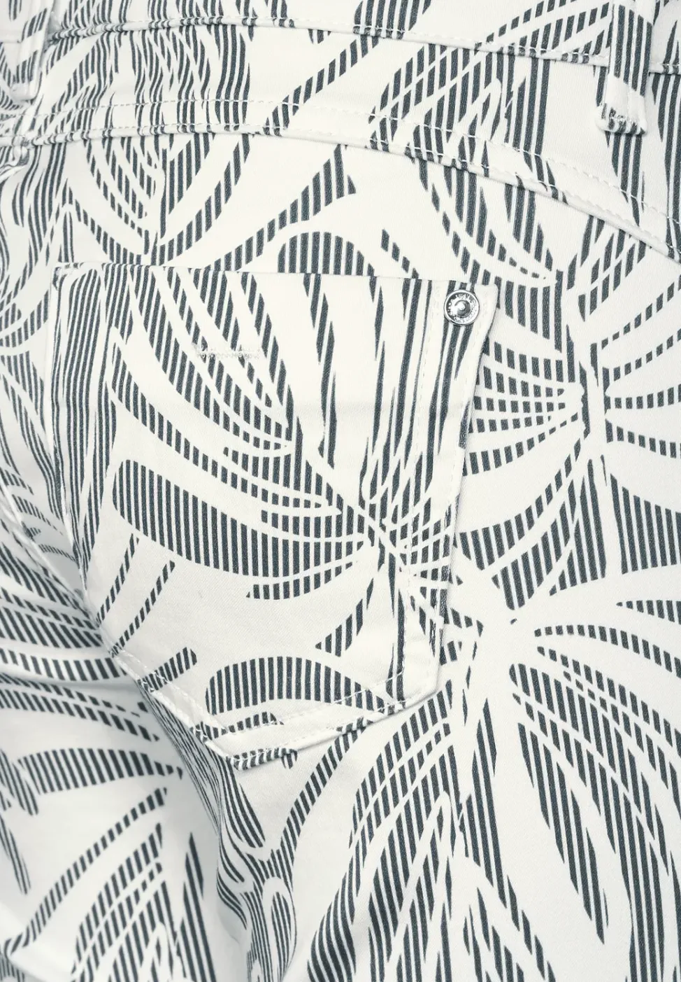 Casual Fit Hose mit Print