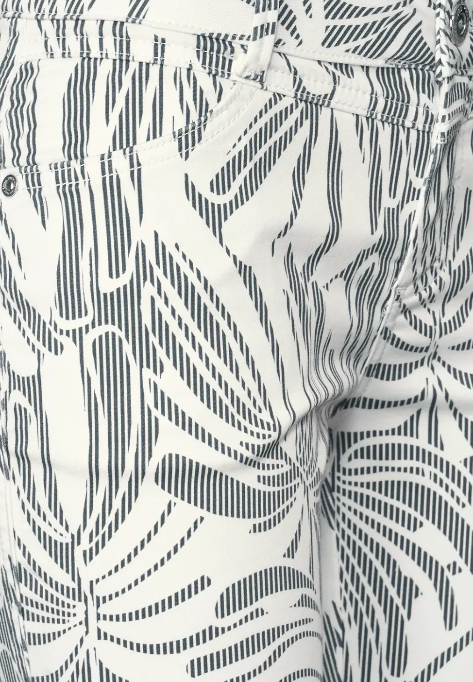 Casual Fit Hose mit Print