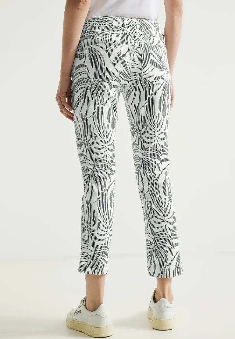 Casual Fit Hose mit Print