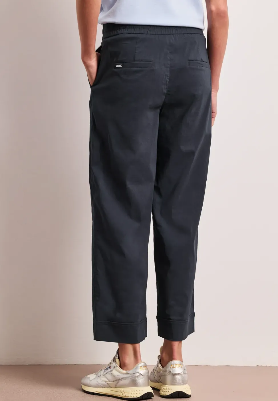 Casual Fit Hose mit Turn-Up
