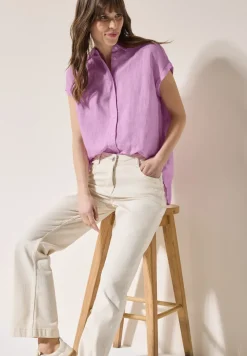 Chambray Leinenbluse