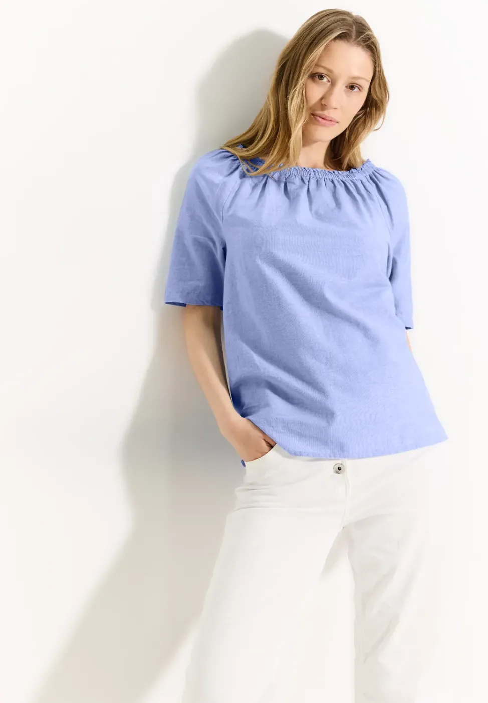 Chambray Bluse