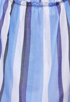 Chambray Bluse mit Streifen