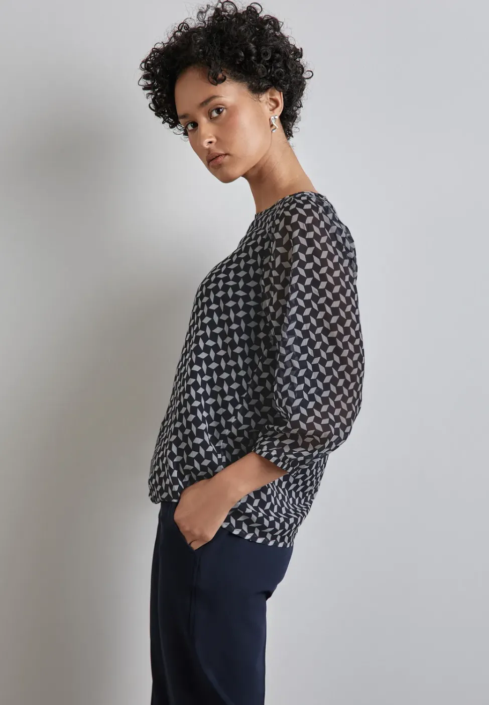Chiffon-Bluse