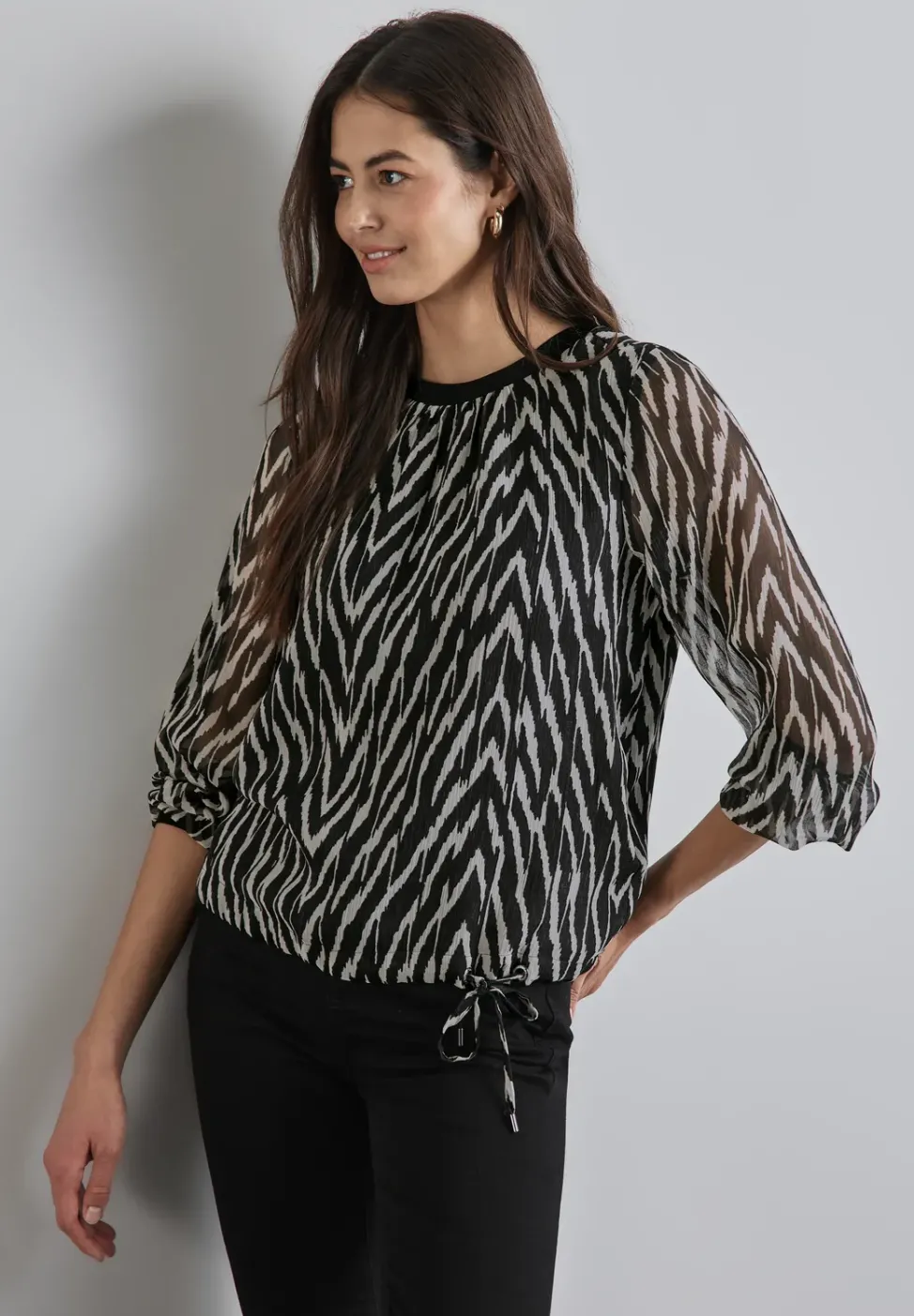 Chiffon-Bluse
