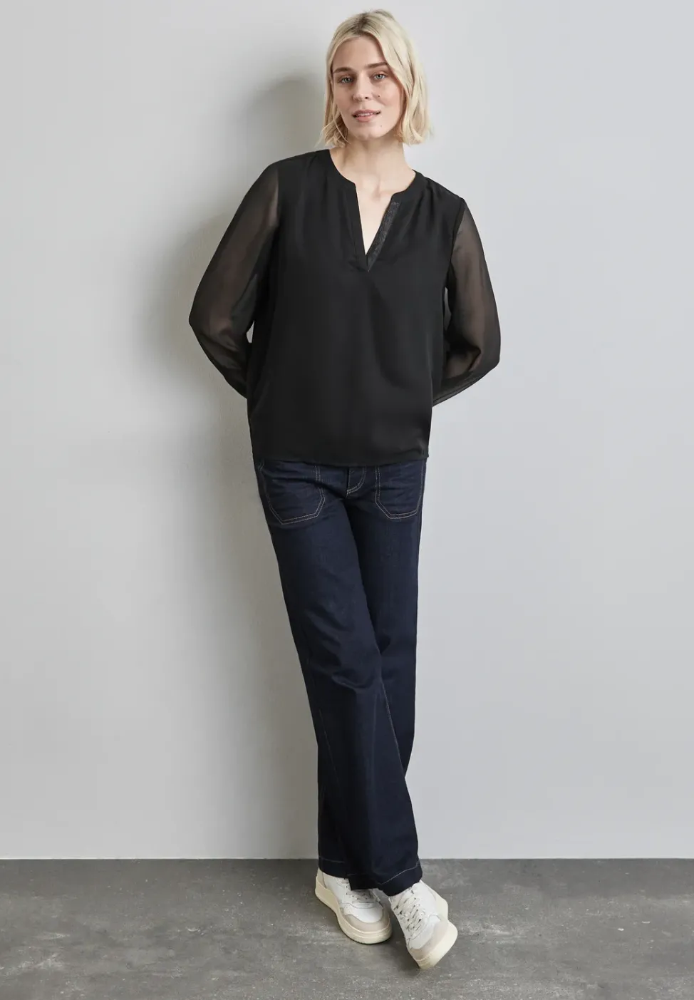 Chiffon-Bluse