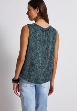 Chiffon Blusentop mit Print