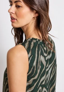 Chiffon Blusentop mit Print