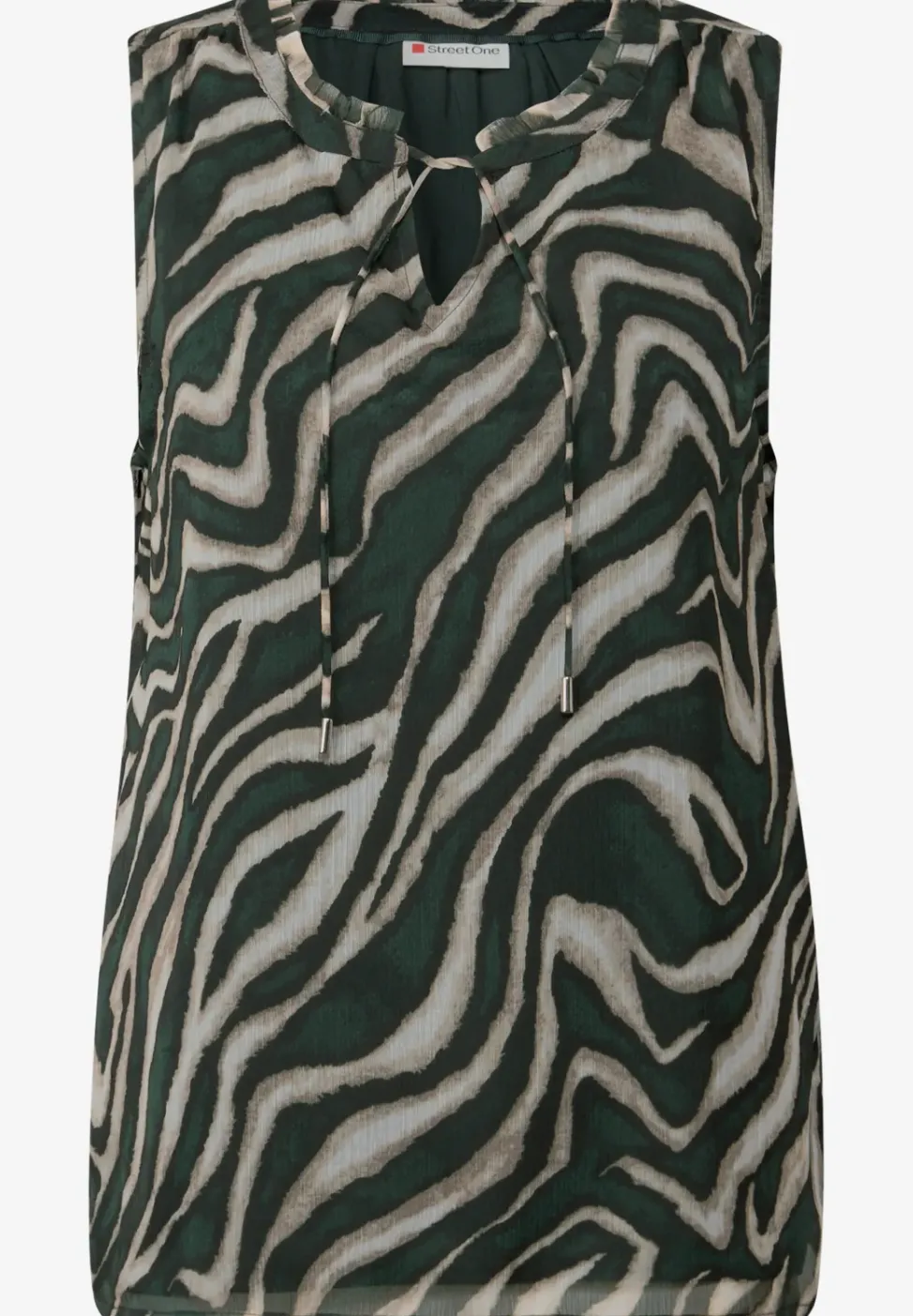 Chiffon Blusentop mit Print