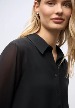 Chiffon Hemdbluse