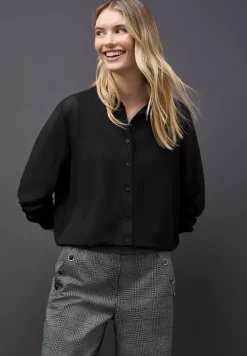 Chiffon Hemdbluse