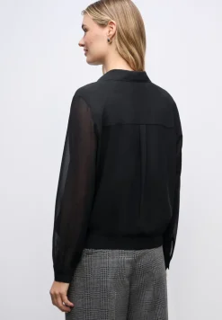 Chiffon Hemdbluse
