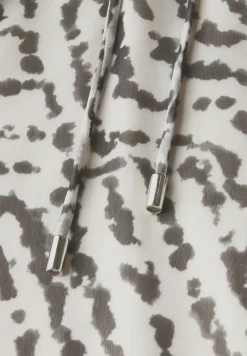 Chiffon-Tunika mit Raffung